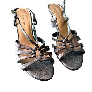 Kim Rogers Bronze Sandals Size 8.5